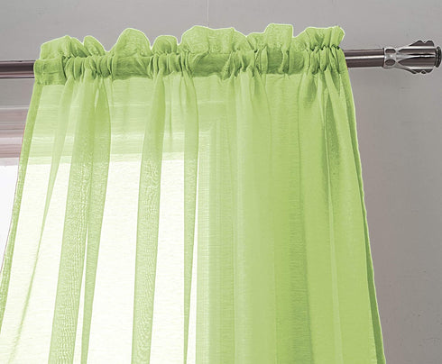 Adore the Decor™ Sheer Rod Pocket 54 x 84in. Single Curtain Panel